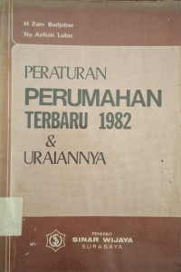Image of PERATURAN PERUMAHAN TERBARU 1982