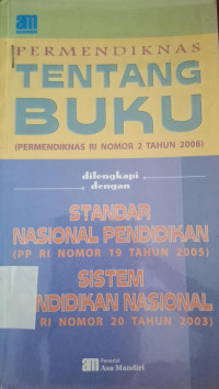 Image of PERMENDIKNAS TENTANG BUKU