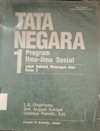 Image of TATA NEGARA  1 PROGRAM ILMU-ILMU SOSIAL