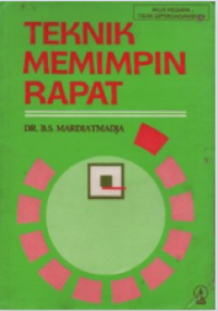 Image of TEKNIK MEMIMPIN RAPAT